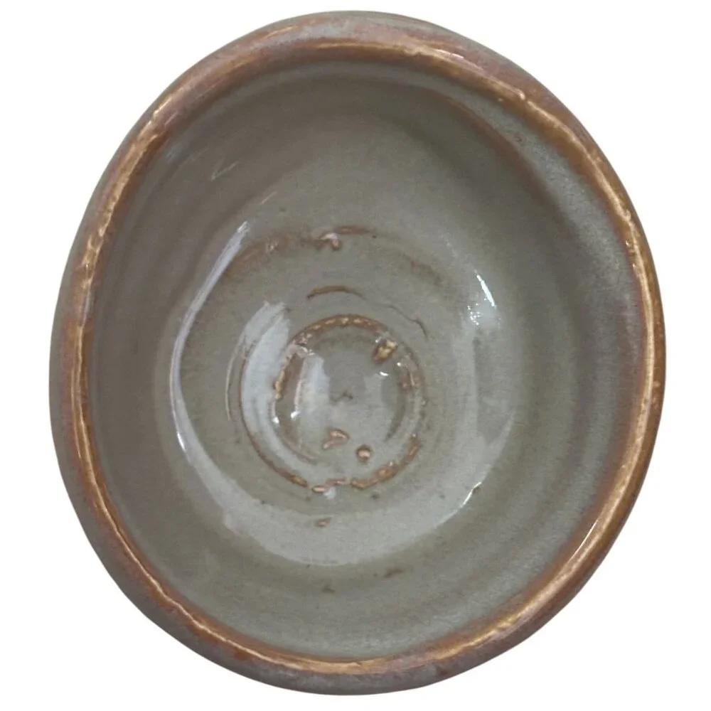 Handmade Studio Pottery Trinket Bowl Wabi Sabi Approx 2